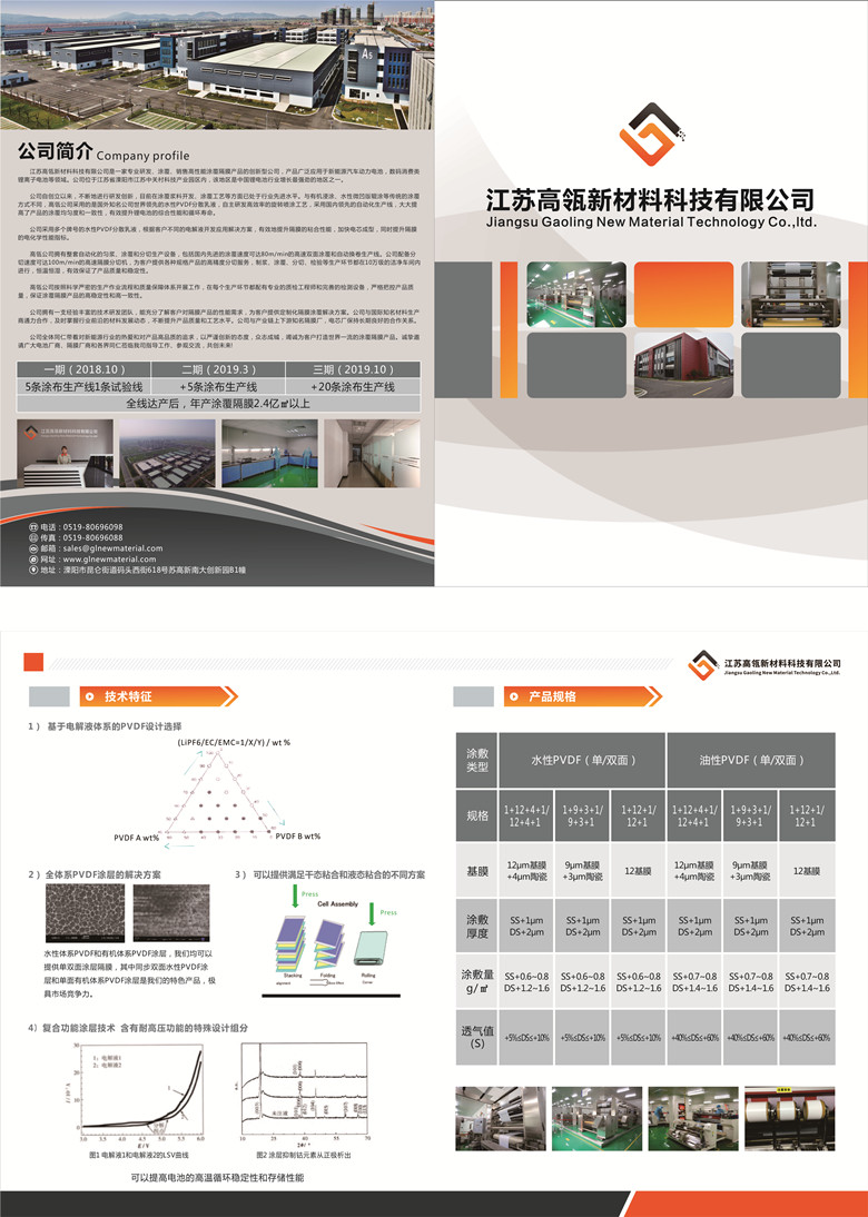 江苏高瓴新材料科技有限公司